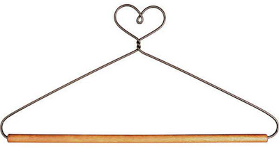 PERCHA CORAZÓN GRANDE 22.5CM - ultimas unidades